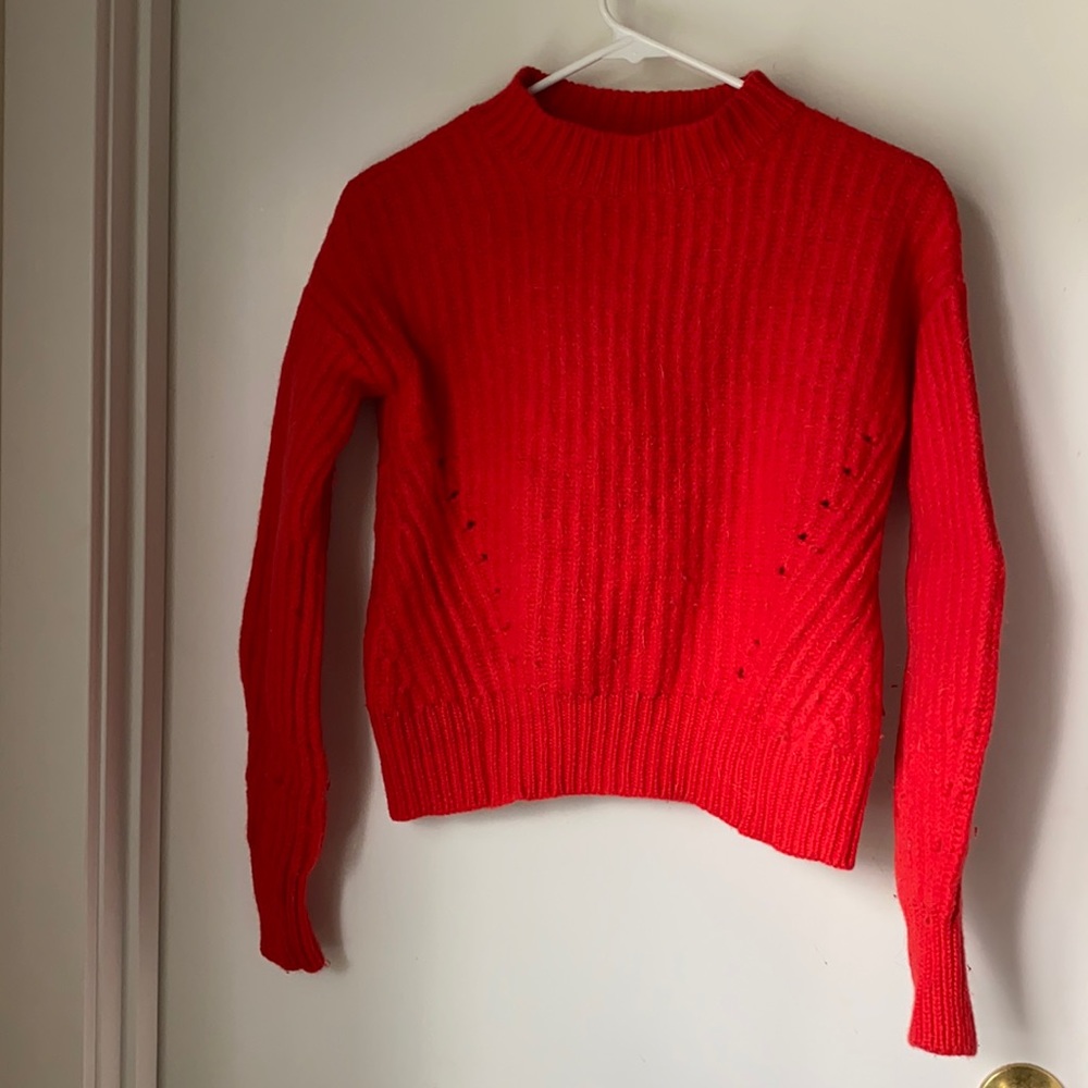 Incu 100% Wool Cropped Sweater